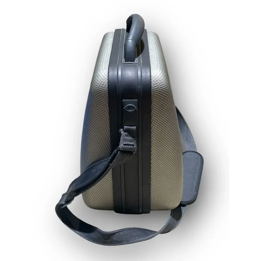 Delsey Hard Case Carry On‎ Luggage Shoulder Strap Combination Lock 13”x13”x8”